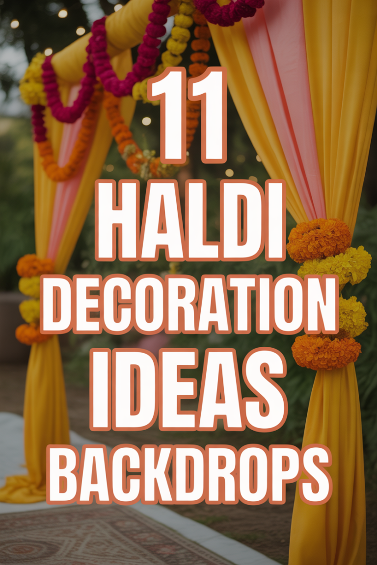 🌼 11 Haldi Decoration Ideas Backdrops