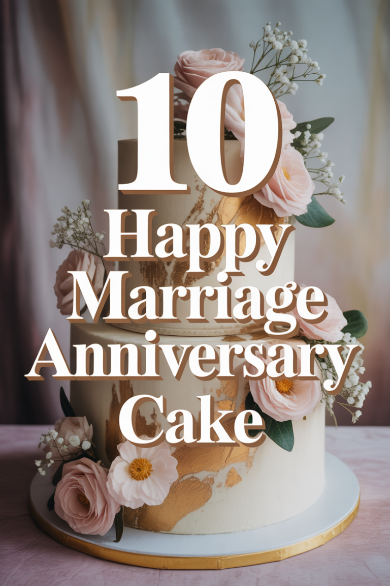 🎂 10 Happy Marriage Anniversary Cake