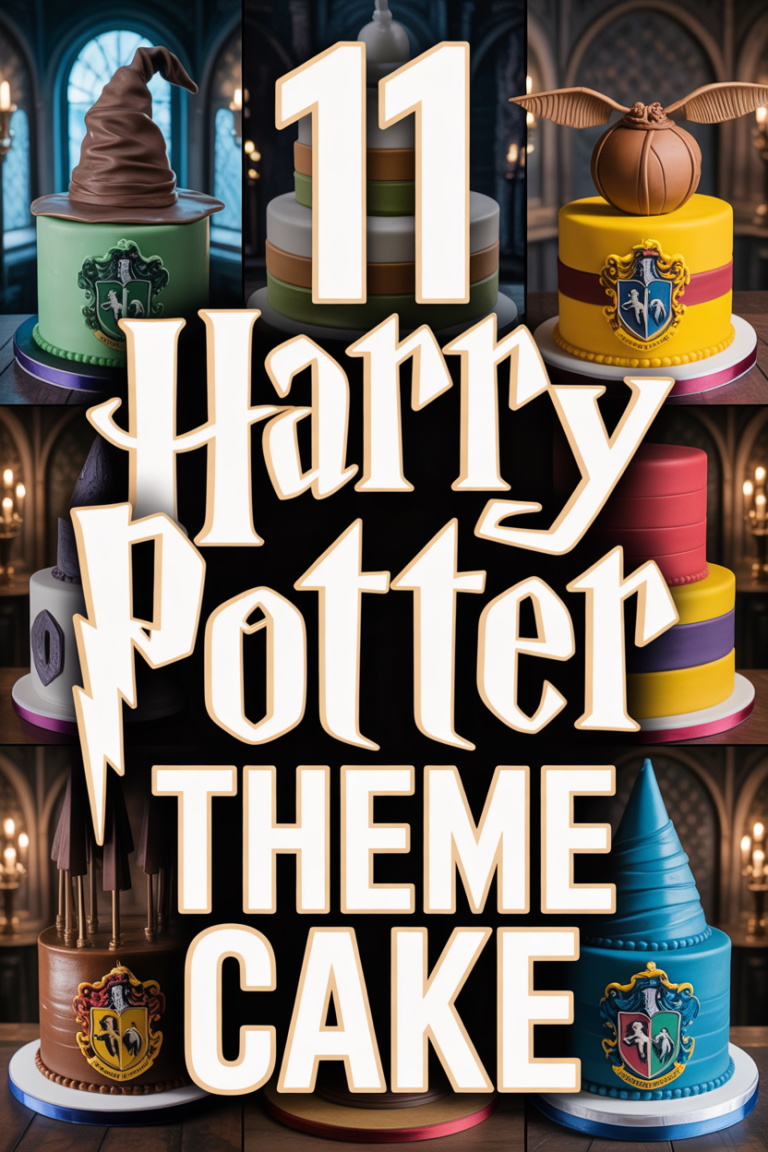 ⚡ 11 Harry Potter Theme Cake