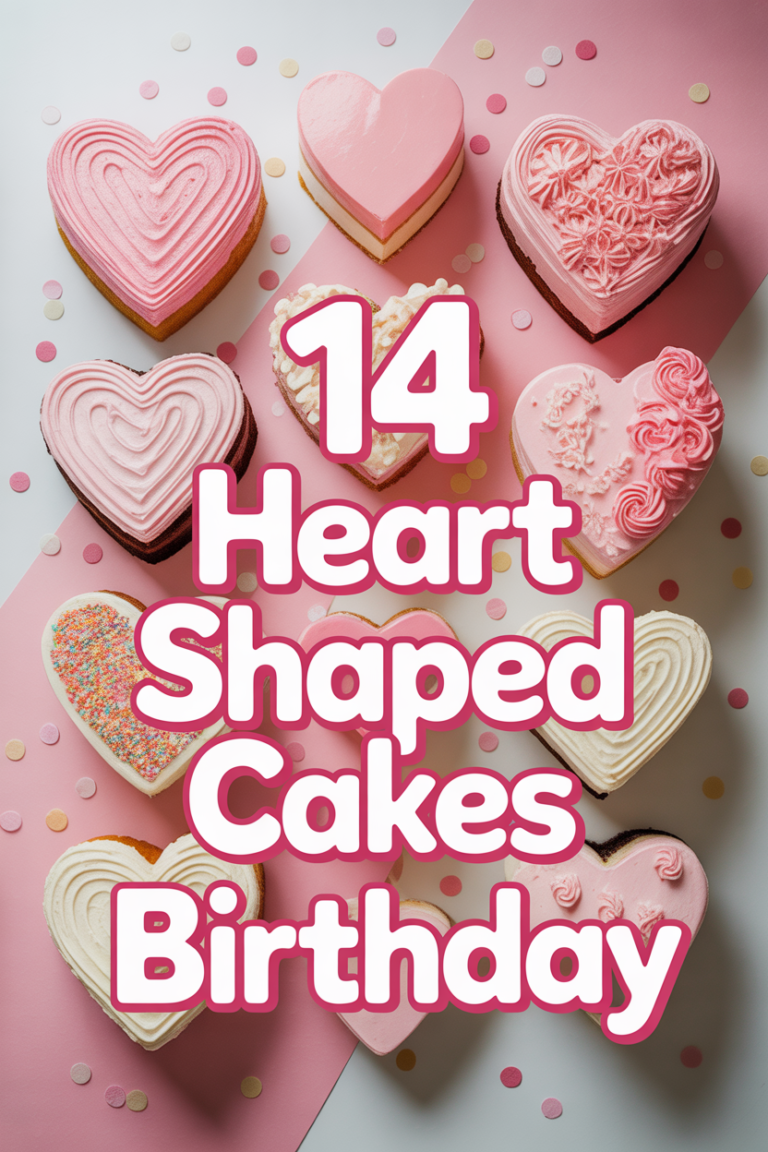 ❤️ 14 Heart Shaped Cakes Birthday