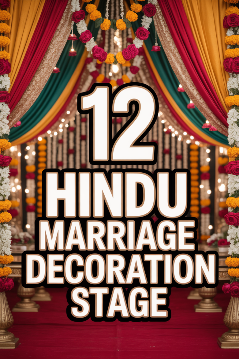 ✨ 12 Hindu Marriage Decoration Stage