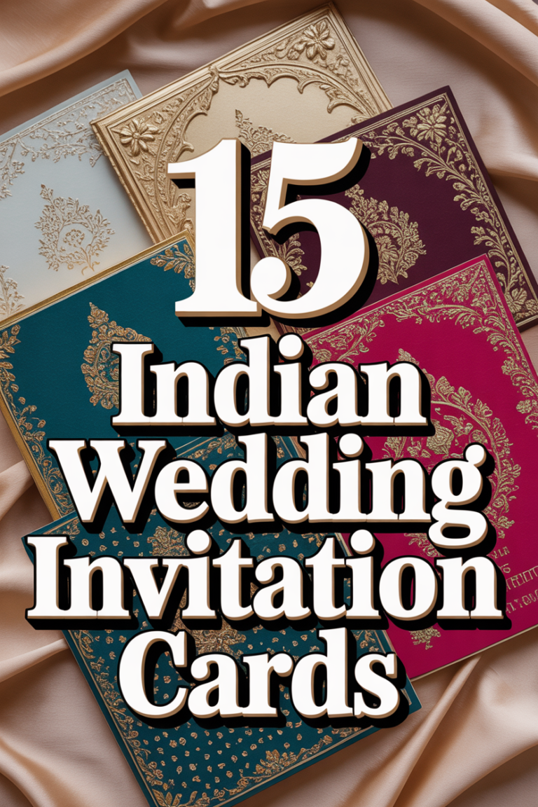 ✉️ 15 Indian Wedding Invitation Cards