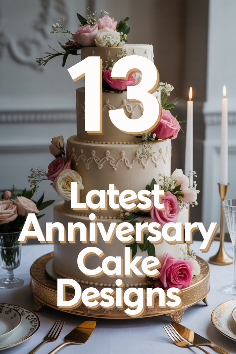 🎂 13 Latest Anniversary Cake Designs