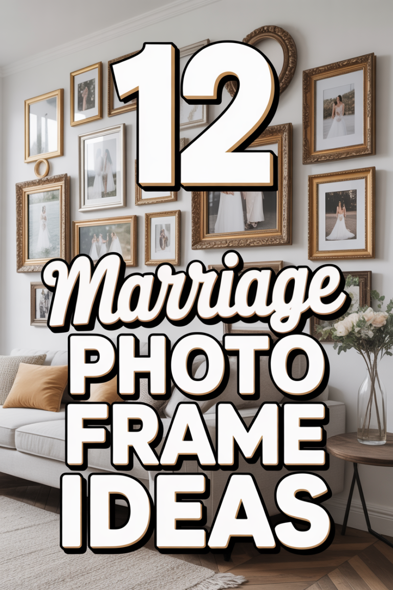 💍 12 Marriage Photo Frame Ideas