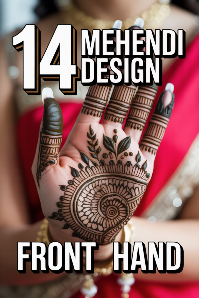 🌸 14 Mehendi Design Front Hand