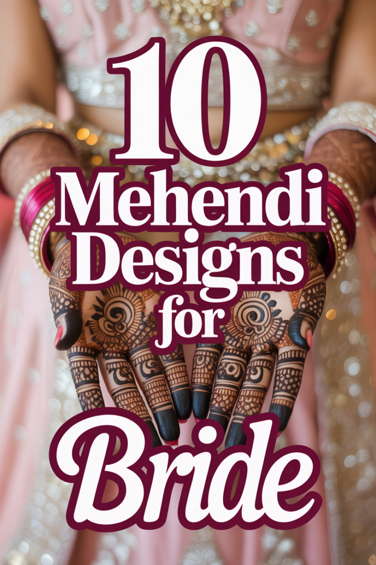 ✨ 10 Mehendi Designs For Bride