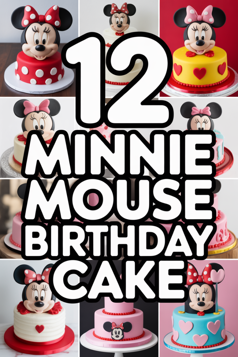 🎀 12 Minnie Mouse Birthday Cake