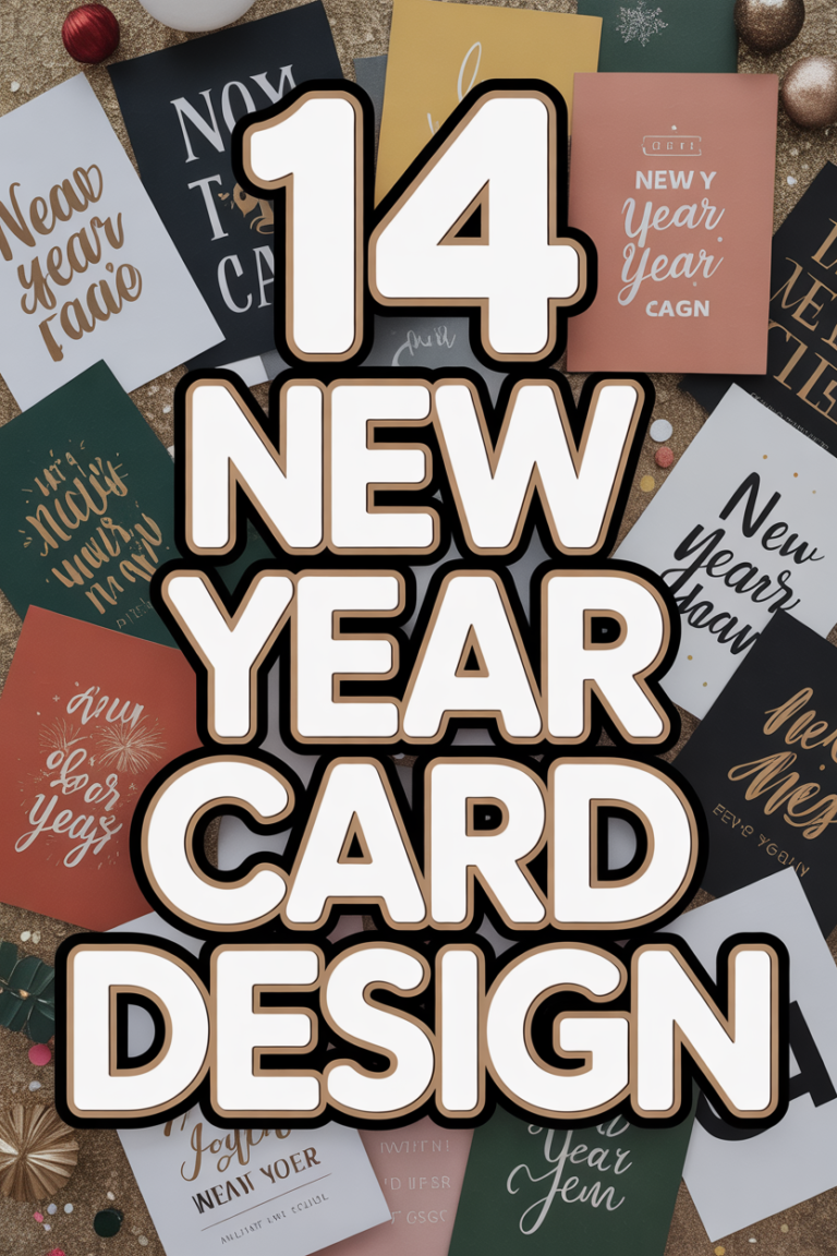 🎉 14 New Year Card Design