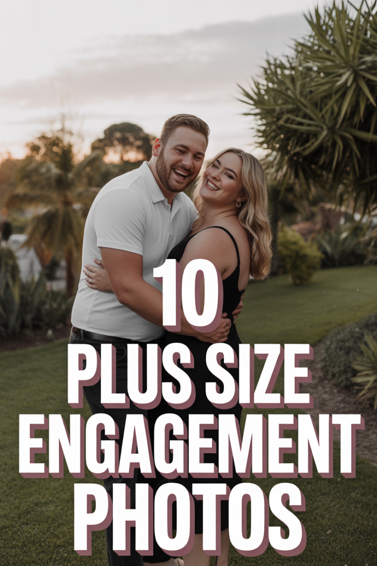 📸 10 Plus Size Engagement Photos