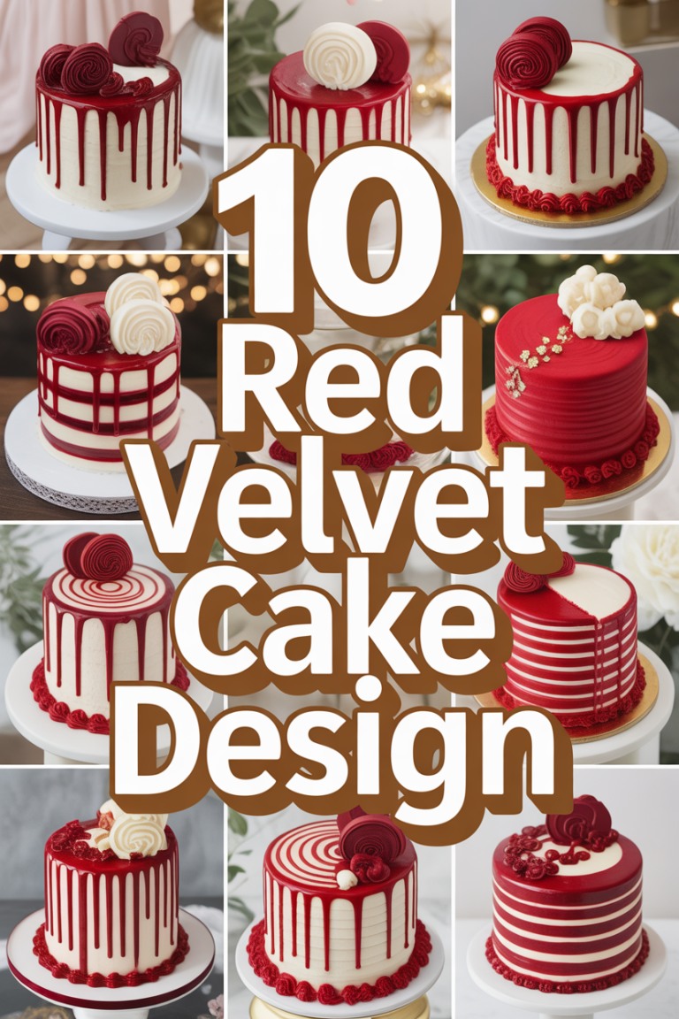 ❤️ 10 Red Velvet Cake Design