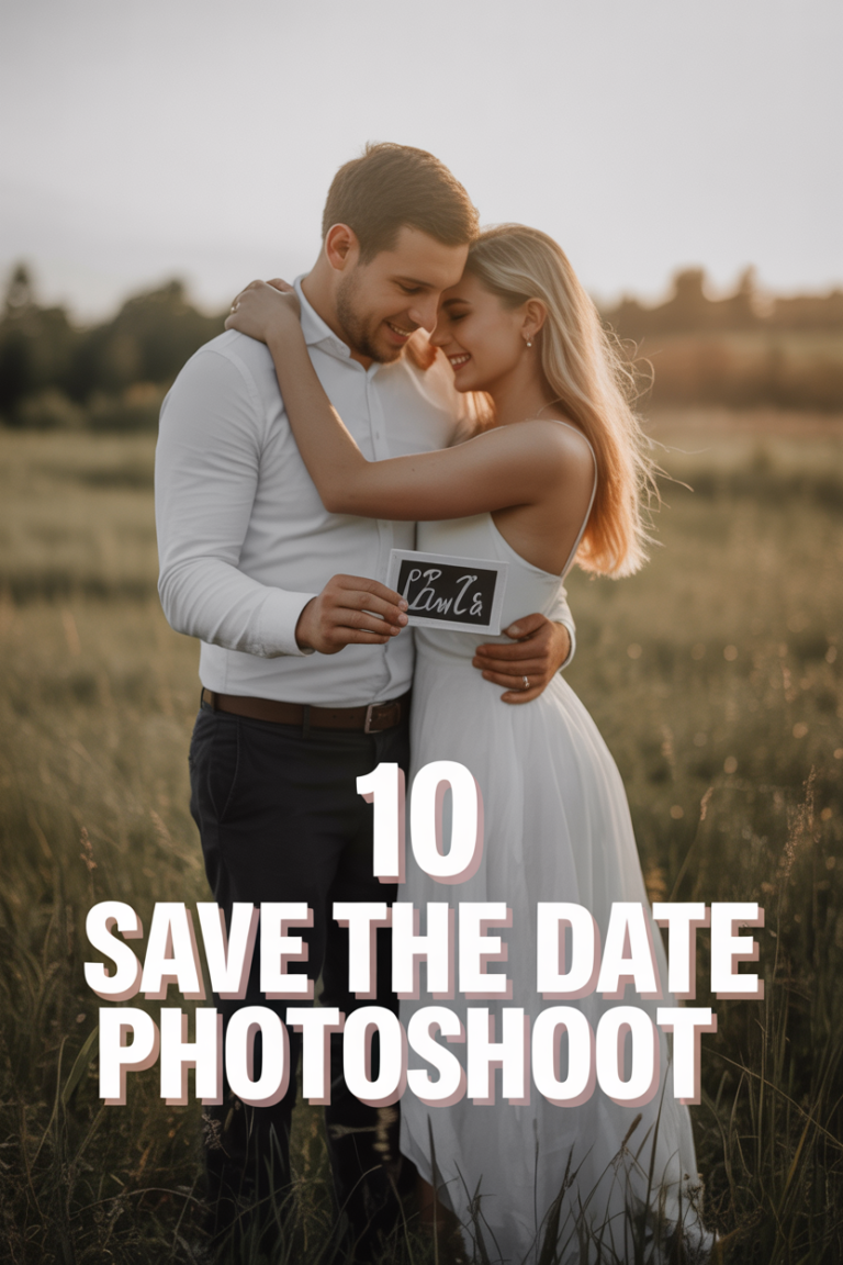 🗓️ 10 Save The Date Photoshoot
