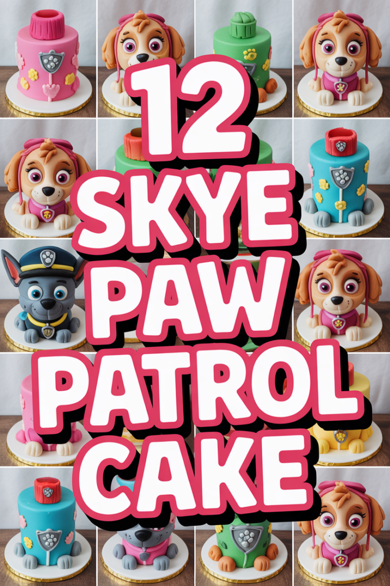 💖 12 Skye Paw Patrol Cake