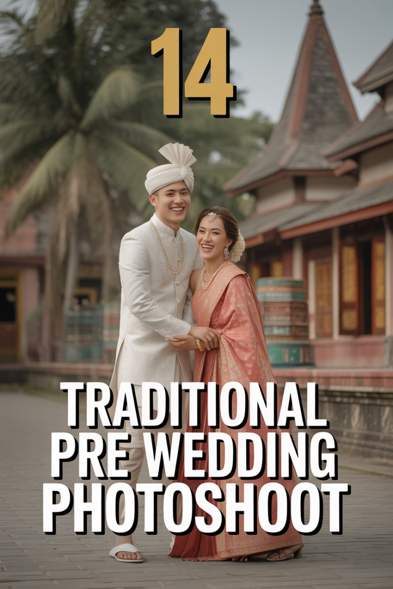 📸 14 Traditional Pre Wedding Photoshoot