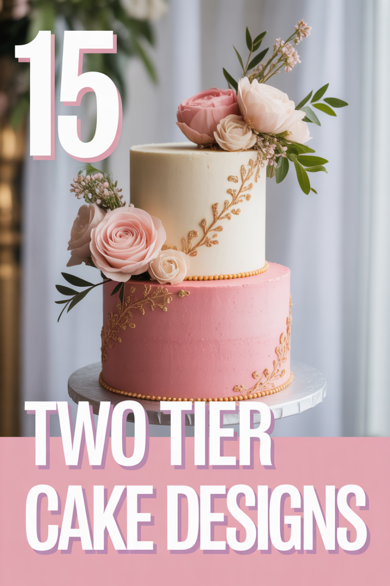🎂 15 Two Tier Cake Designs