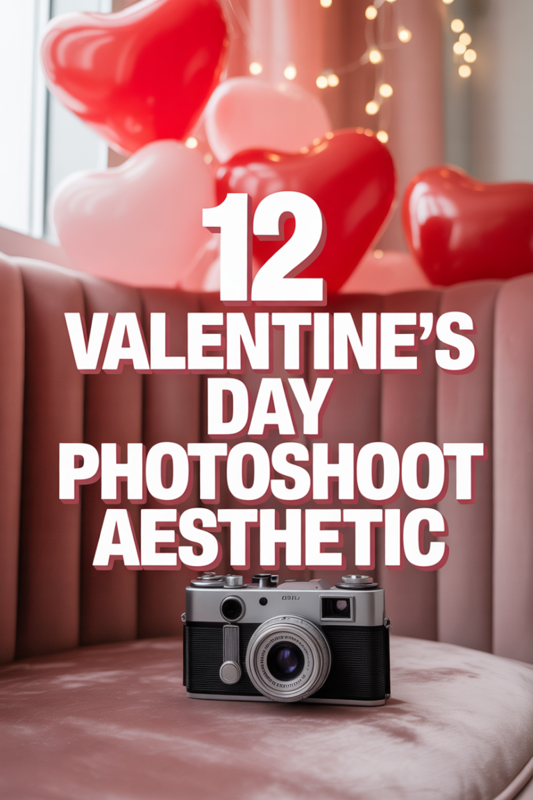 💌 12 Valentine’s Day Photoshoot Aesthetic