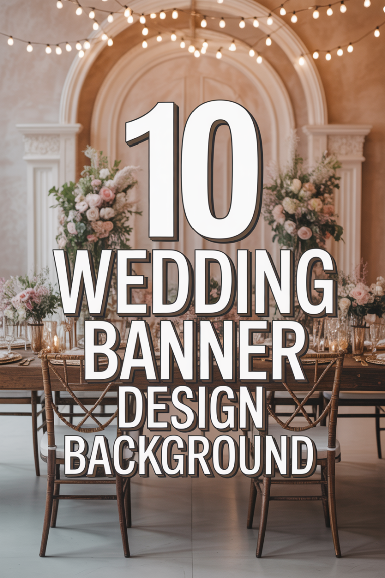 💍 10 Wedding Banner Design Background