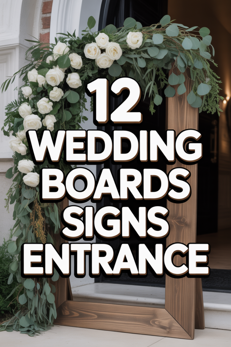 💍 12 Wedding Boards Signs Entrance