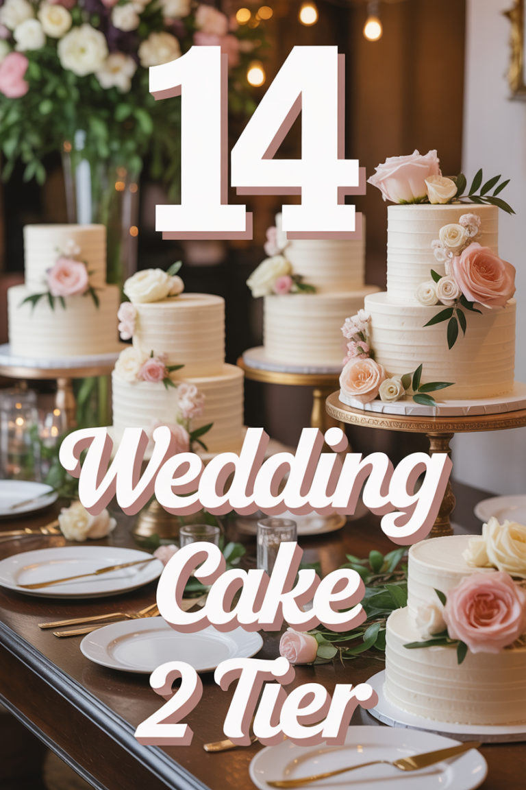 🎂 14 Wedding Cake 2 Tier