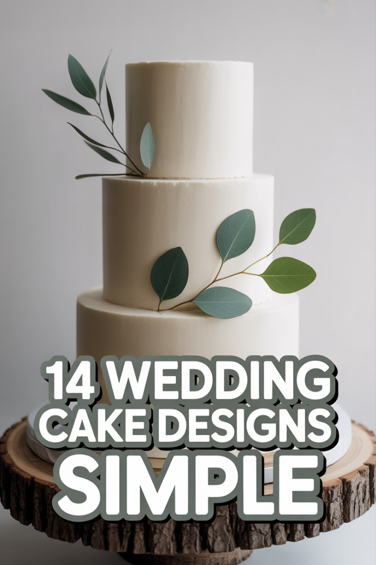 🍰 14 Wedding Cake Designs Simple