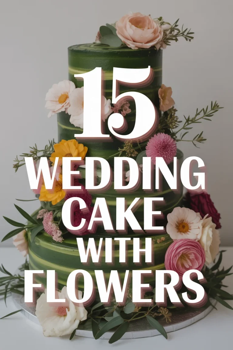 🎂 15 Wedding Cake With Flowers