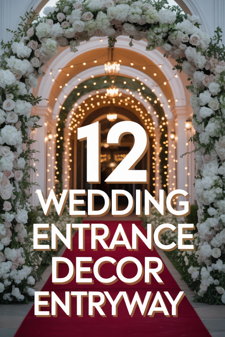 ✨ 12 Wedding Entrance Decor Entryway