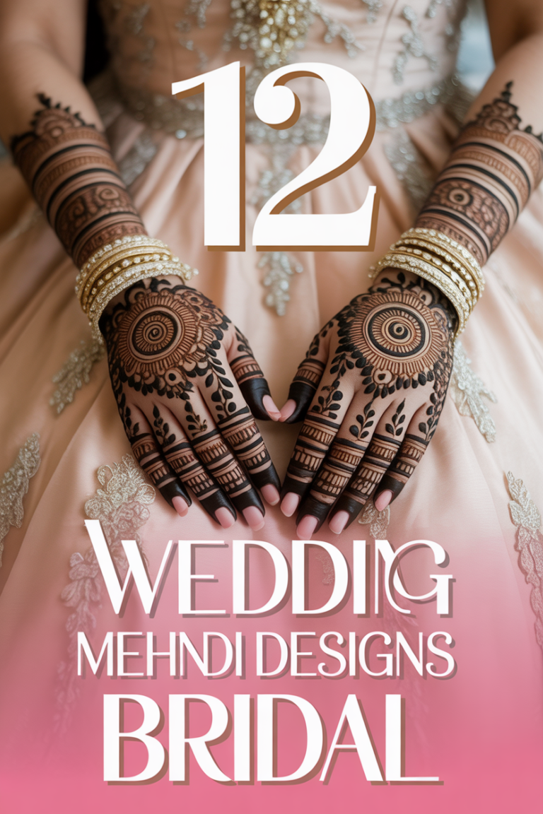💖 12 Wedding Mehndi Designs Bridal