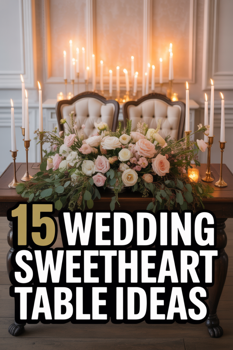 ❤️ 15 Wedding Sweetheart Table Ideas