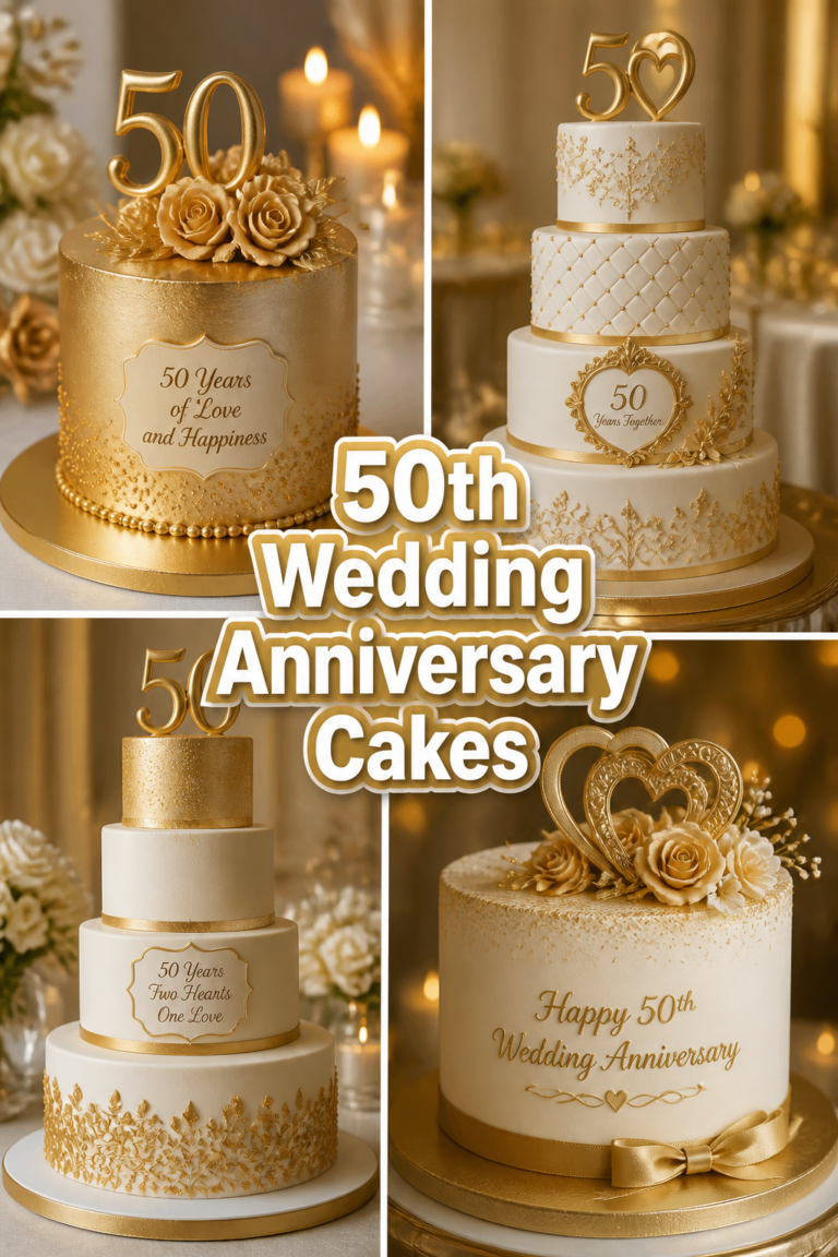 🎂 50th Wedding Anniversary Cakes
