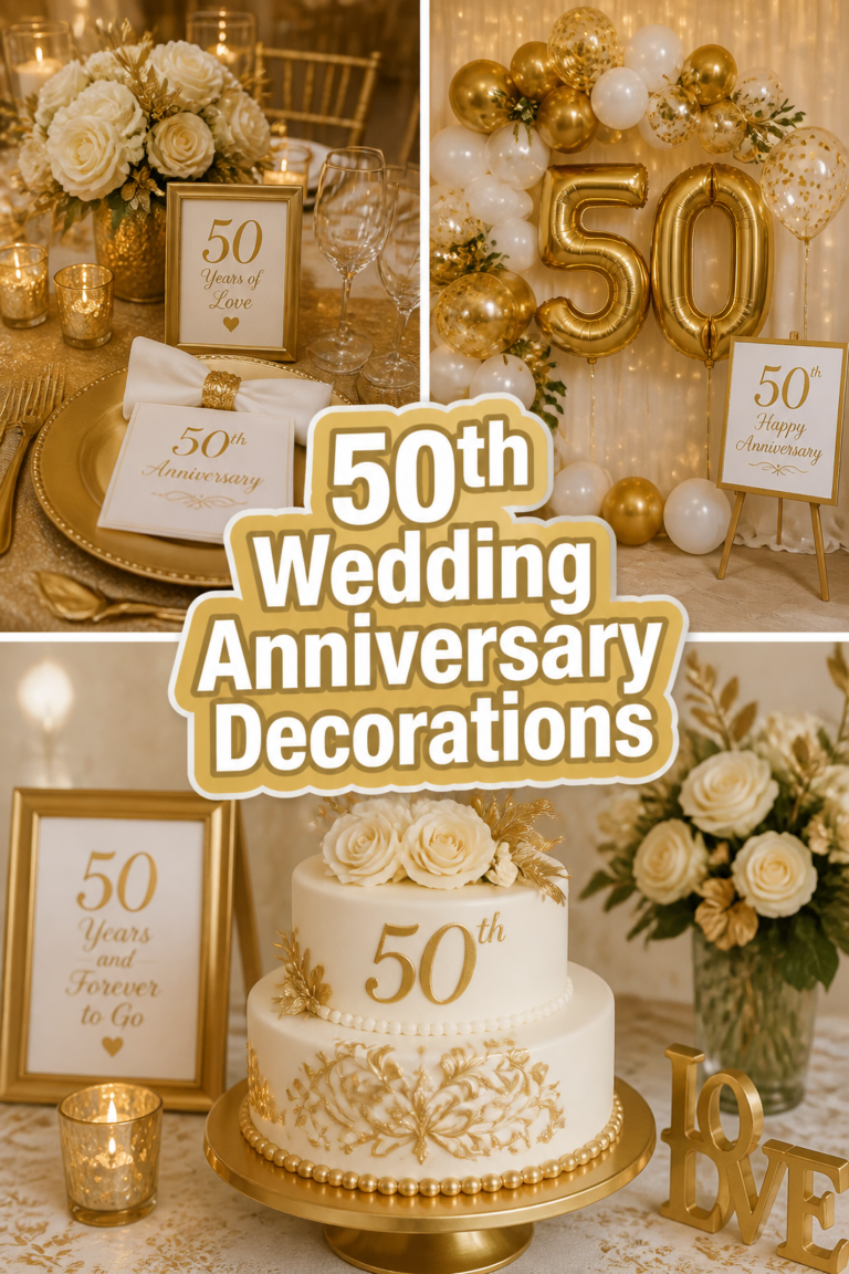 ✨ 50th Wedding Anniversary Decorations