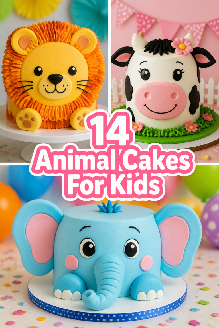 🦁 14 Animal Cakes For Kids
