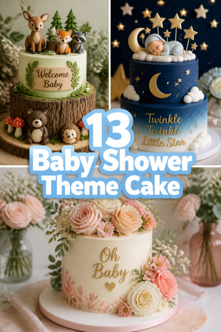 👶 13 Baby Shower Theme Cake