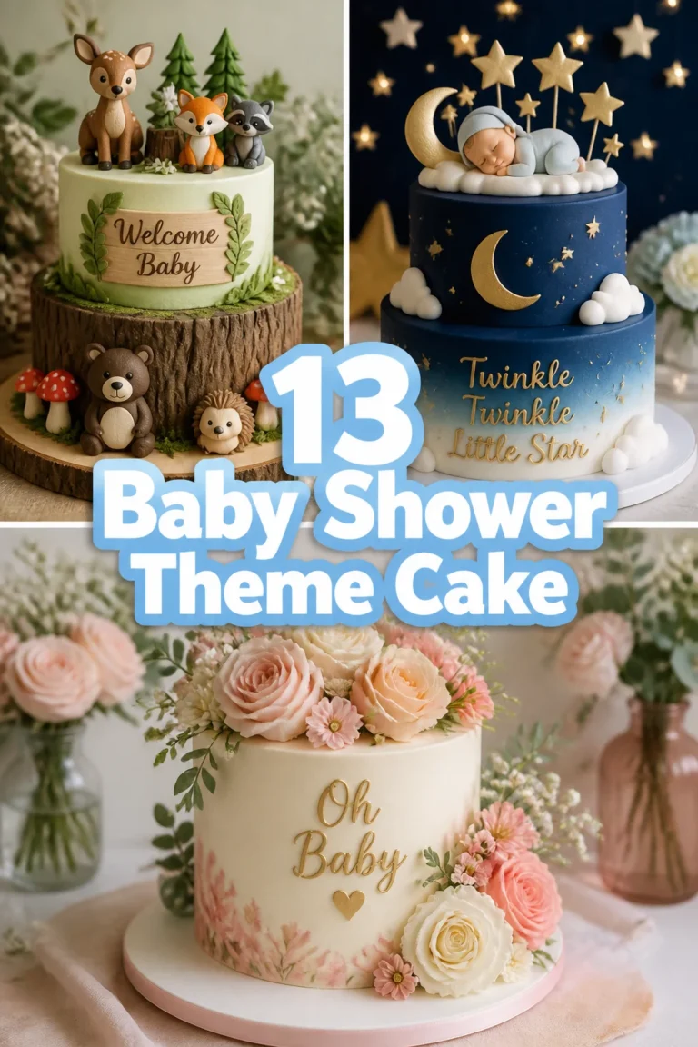 👶 13 Baby Shower Theme Cake