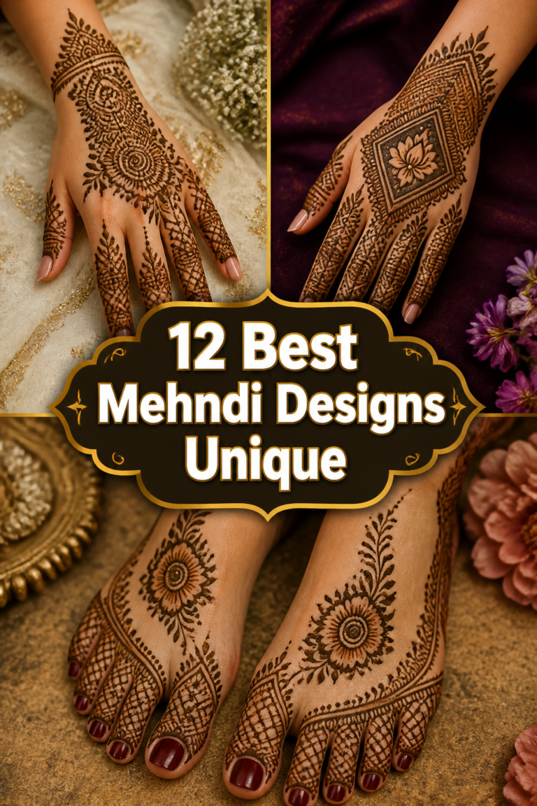 🌿 12 Best Mehndi Designs Unique