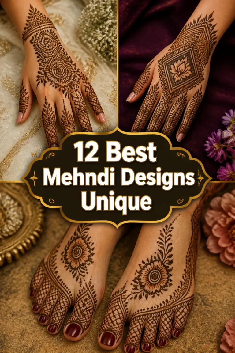 🌿 12 Best Mehndi Designs Unique