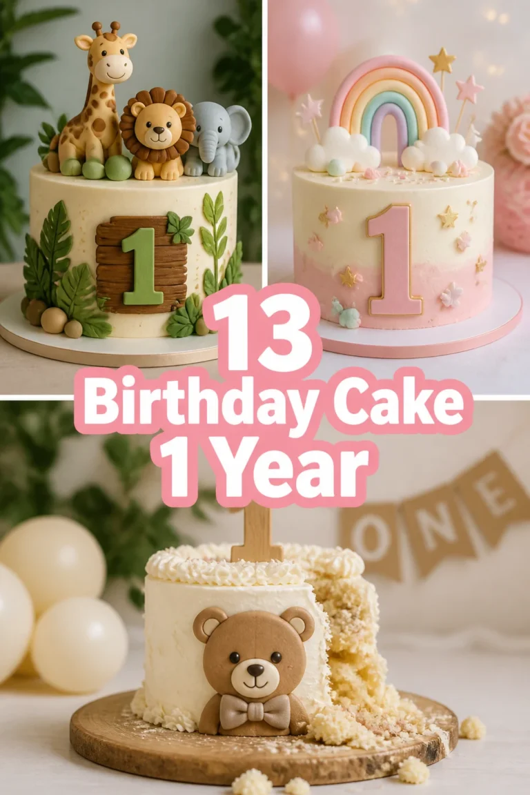 🎂 13 Birthday Cake 1 Year