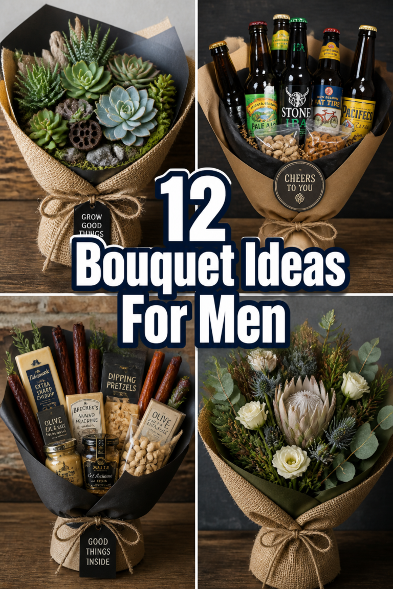 💐 12 Bouquet Ideas For Men