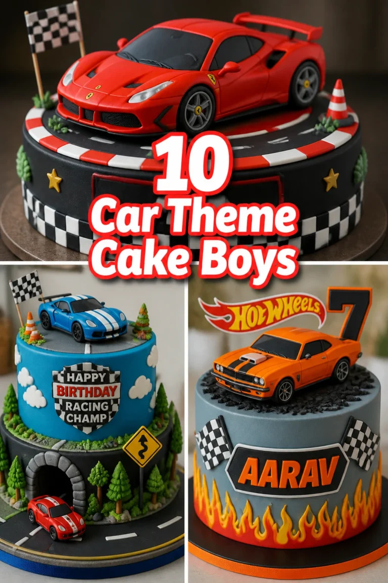 🏎️ 10 Car Theme Cake Boys