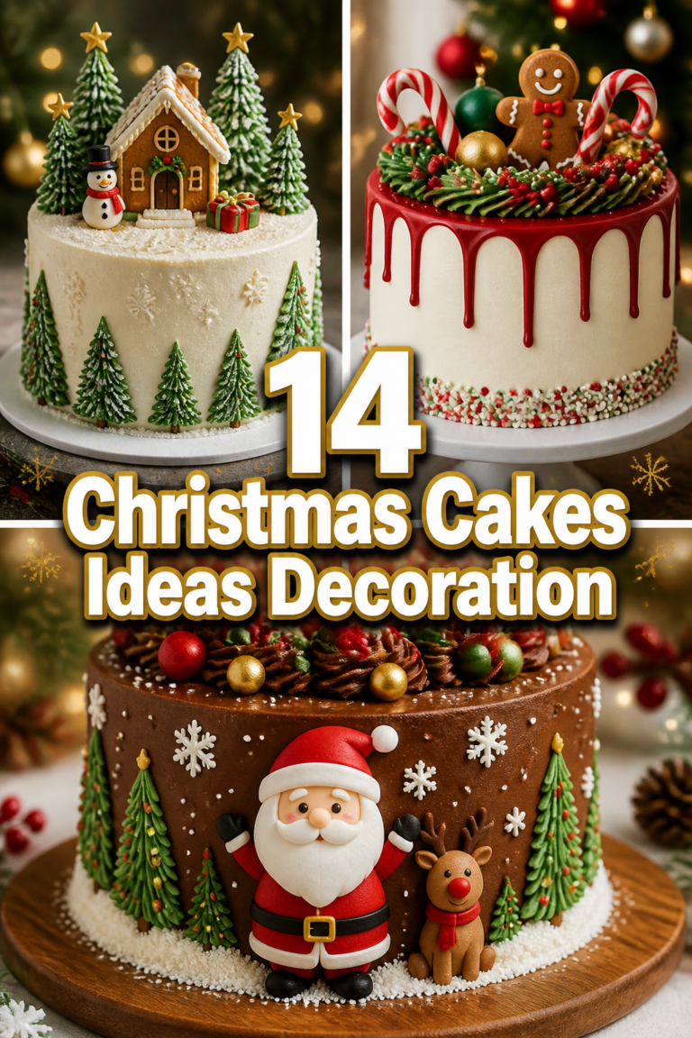🎄 14 Christmas Cakes Ideas Decoration