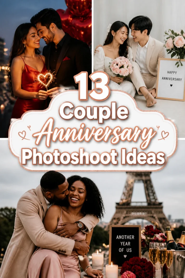 ❤️ 13 Couple Anniversary Photoshoot Ideas