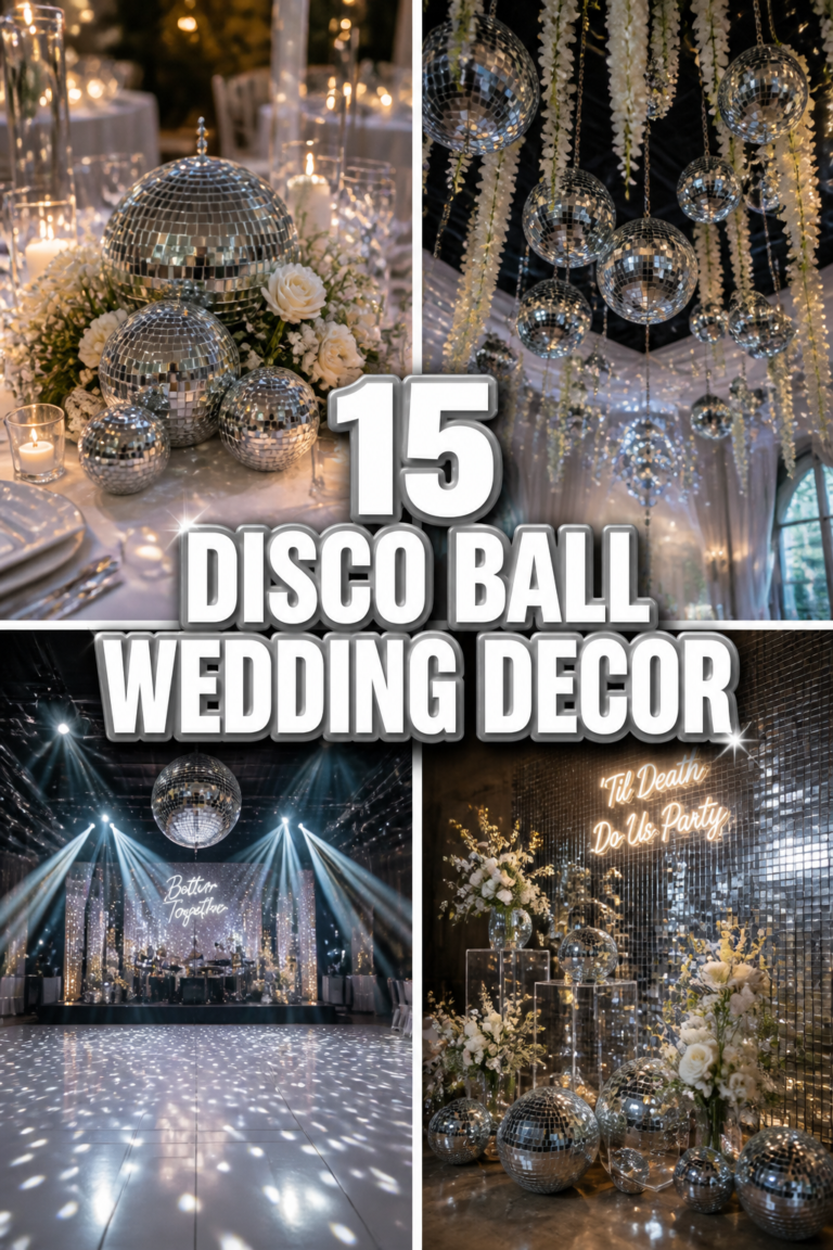 🪩 15 Disco Ball Wedding Decor