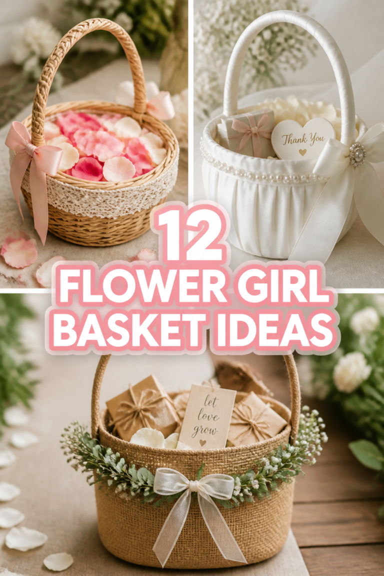 🌸 12 Flower Girl Basket Ideas