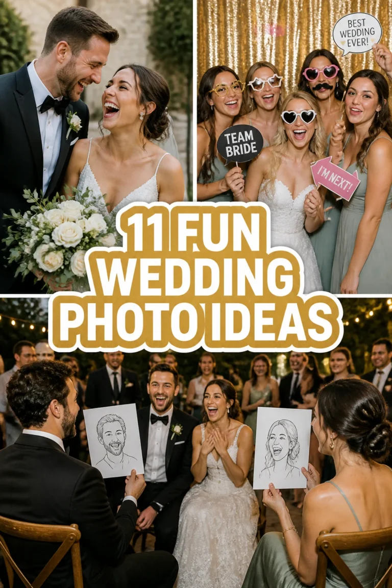 📸 11 Fun Wedding Photo Ideas