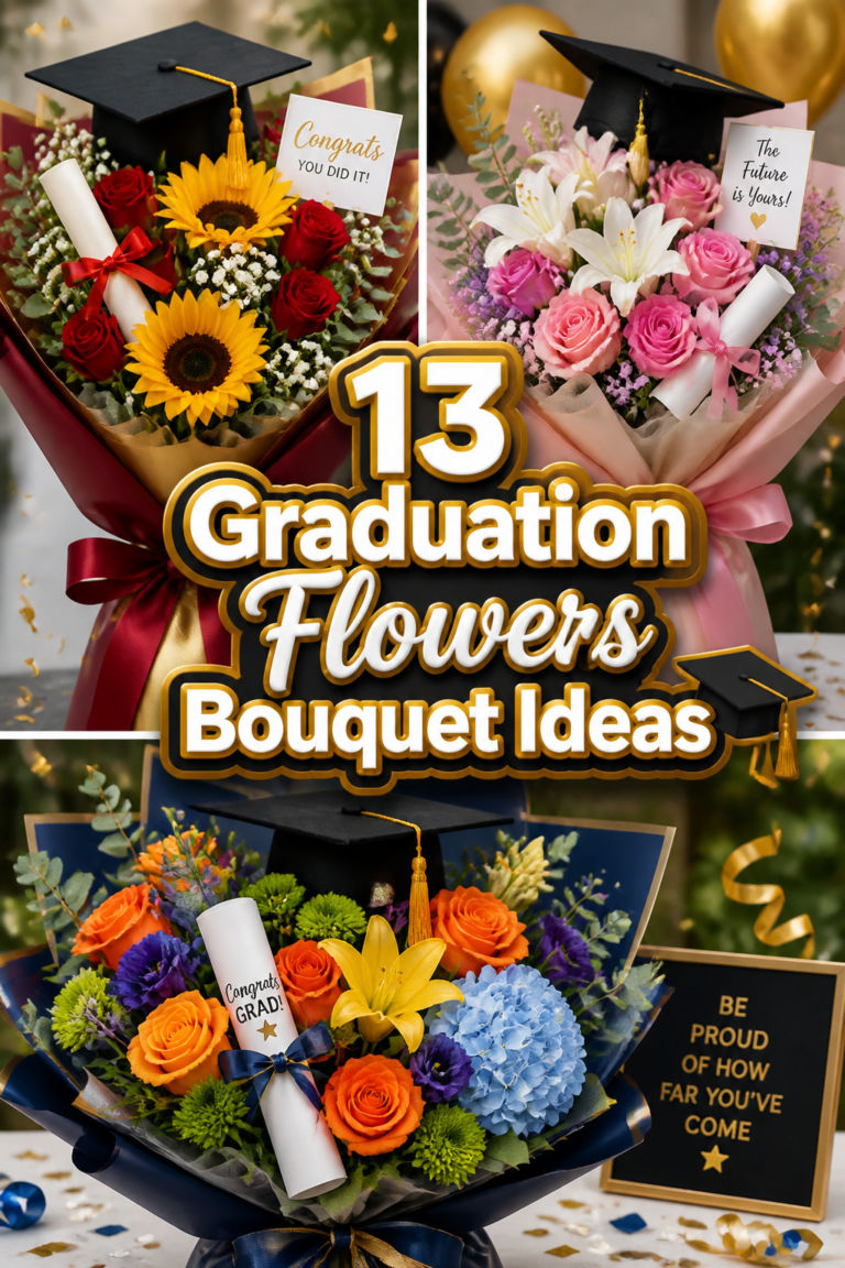 🎓 13 Graduation Flowers Bouquet Ideas