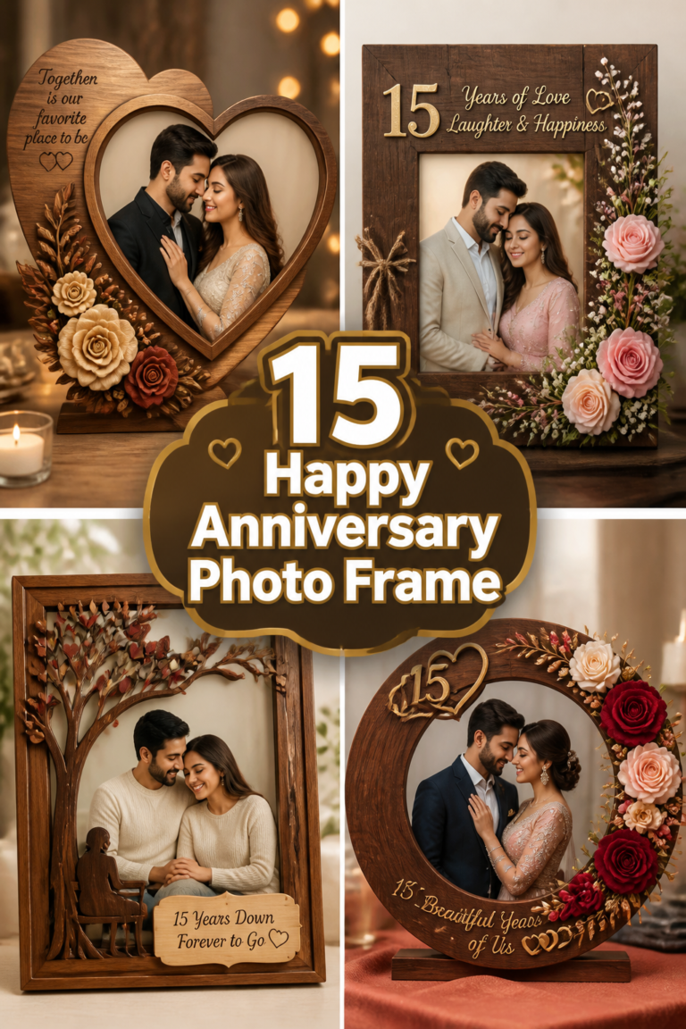 🖼️ 15 Happy Anniversary Photo Frame