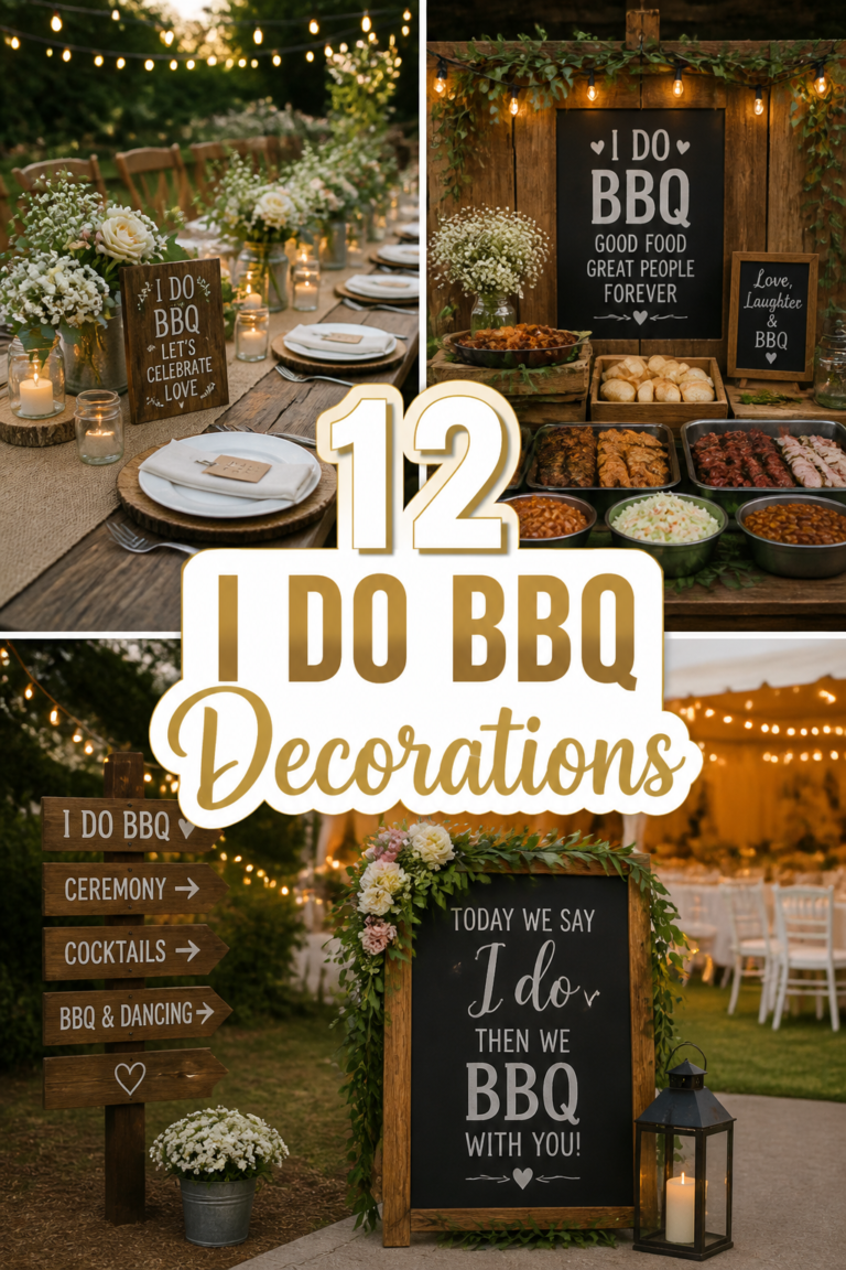 💍 12 I Do BBQ Decorations