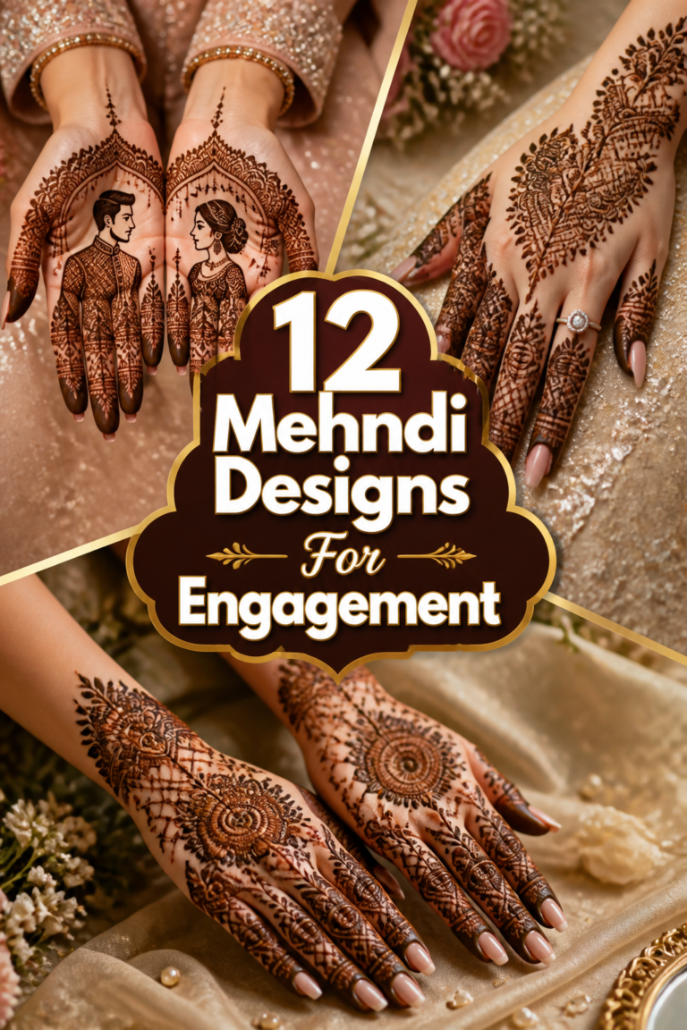 ✨ 12 Mehndi Designs For Engagement