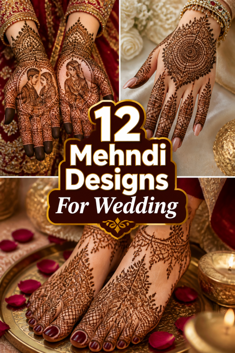 ✨ 12 Mehndi Designs For Wedding
