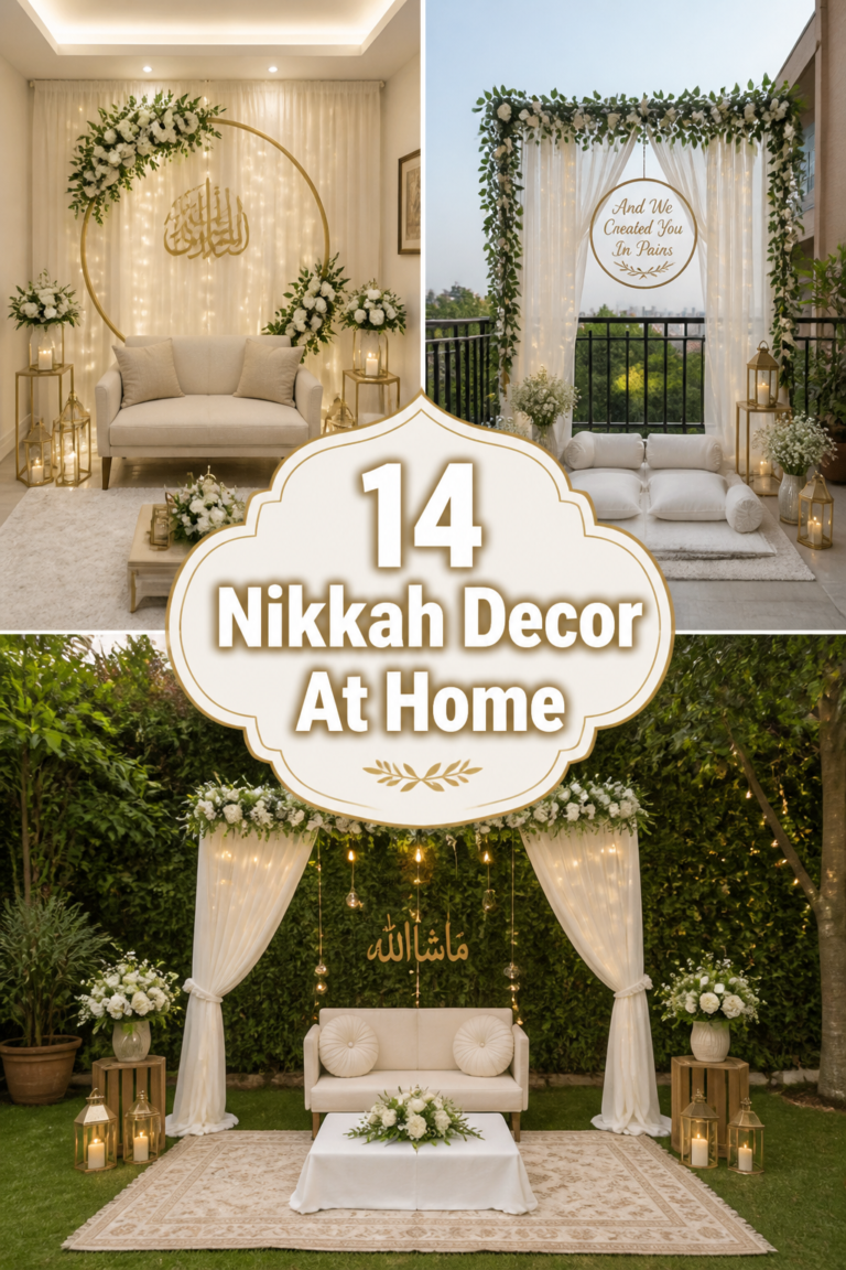 🌸 14 Nikkah Decor At Home