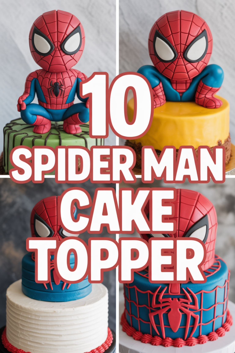 🕷️ 10 Spider Man Cake Topper