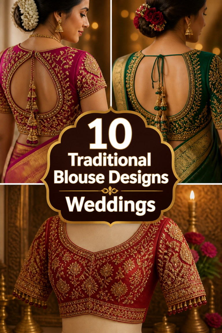 🪔 10 Traditional Blouse Designs Weddings